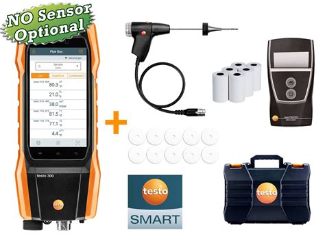 gas analyzer kit|testo 300 Pro Combustion Analyzer Kit with Printer.